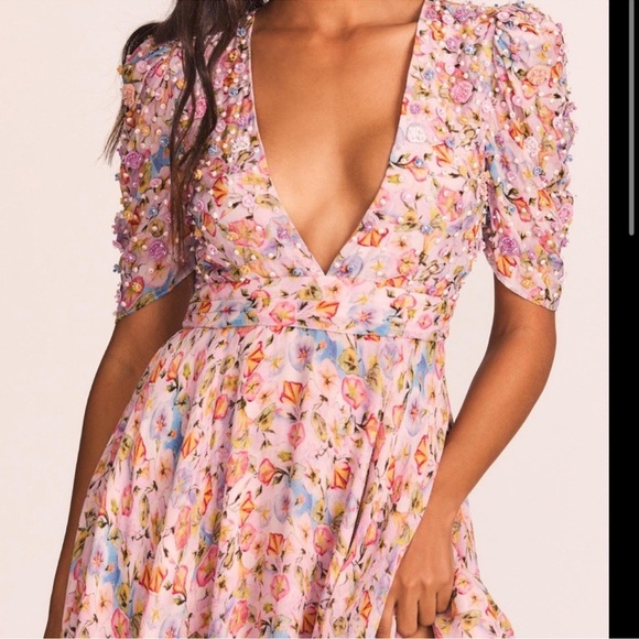 LoveShackFancy Akira Maxi Dress size 6 - Picture 2 of 5